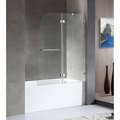 Anzzi Right Drain Tub in White With 48 x 58 in. Tub Door in Chrome, 5 ft. SD1101CH-3260R
